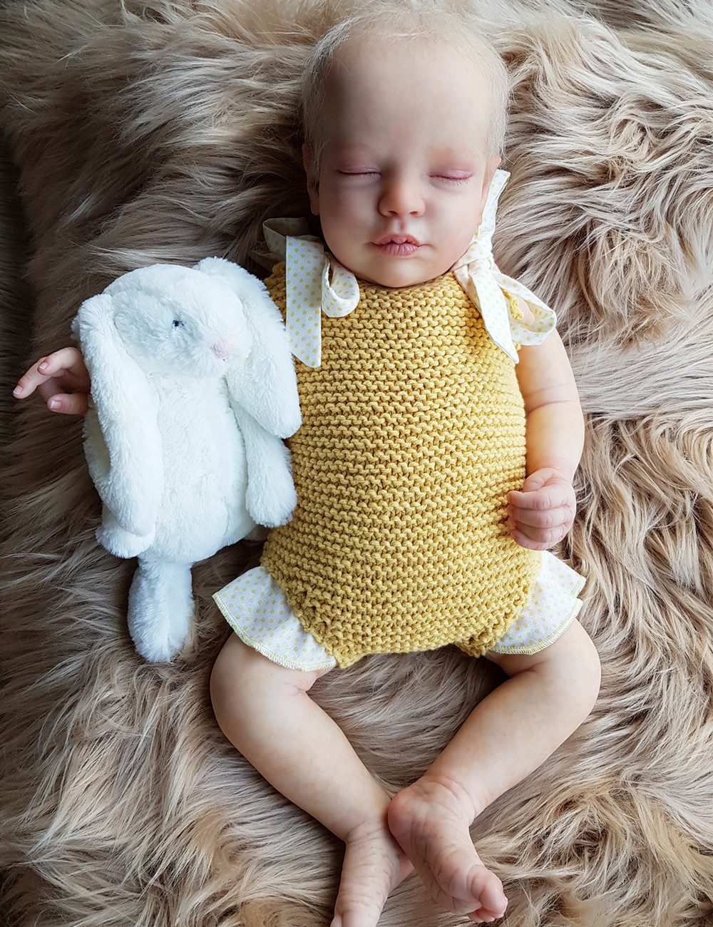 Kız Bebek Örgü Tulum